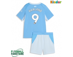Manchester City Erling Haaland #9 Replik Heimtrikot Kinder 2026-27 Kurzarm (+ Kurze Hosen)